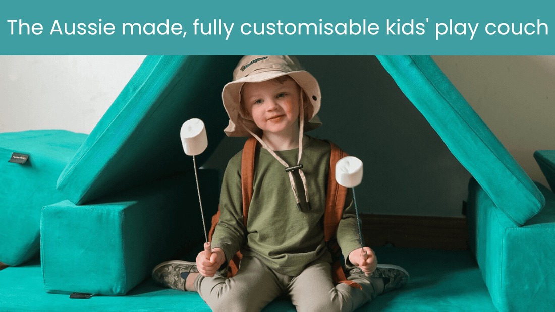 The Australian Made, Fully Customisable Kids' Play Couch