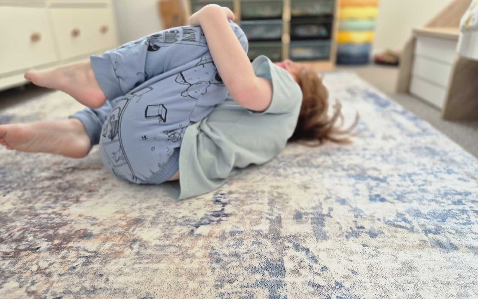 Funsquare cloud mat in Blue Mist - soft foam play mat for kids