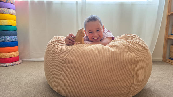 Funsquare Cloud Pod kids' bean bag